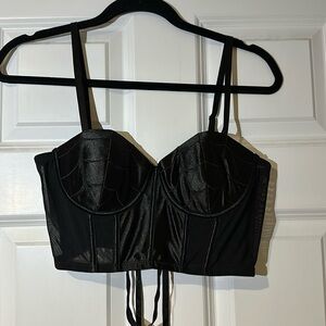 Forest Ink Spiderweb Corset Top